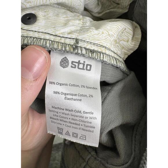 Stio Pants Womens 4 Rivet Corduroy Slim Leg Pine Forrest Organic Sustainable - Picture 8 of 10